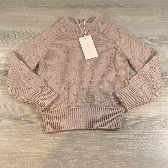 Jamie Kay Dotty Knit Rosebud Size 1 YR - Picture 2 of 4